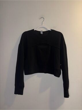90 Degree | Black Cut Out Sweater
